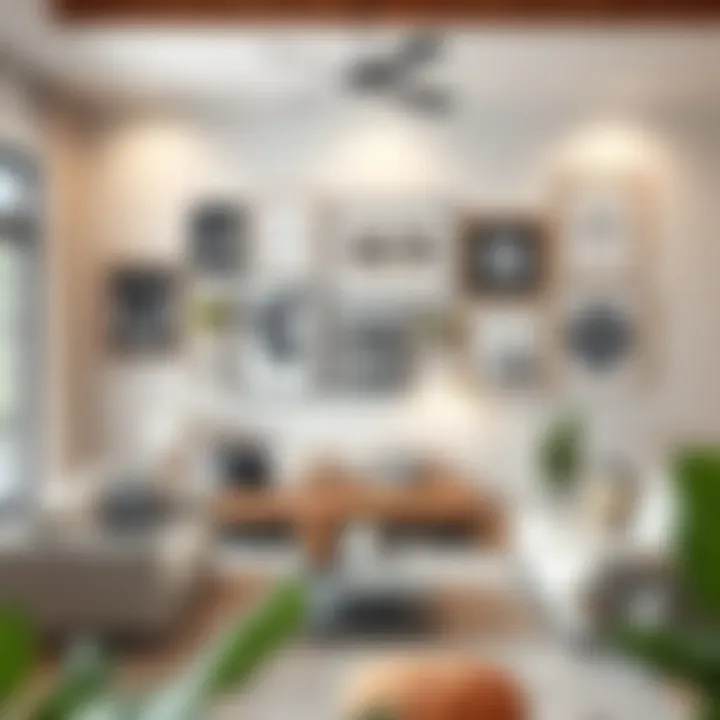 Modern Decor with 50/70 Frames Modern living room adorned with various 50/70 frames