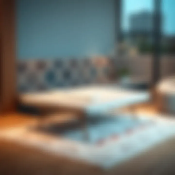 Changing mat showcasing comfort and aesthetics