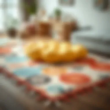 Functional changing mat with various designs