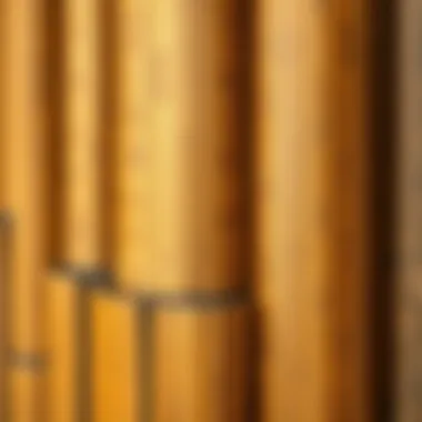 Close-Up of Bamboo Texture Showcasing Craftsmanship Close-up of bamboo texture showcasing craftsmanship