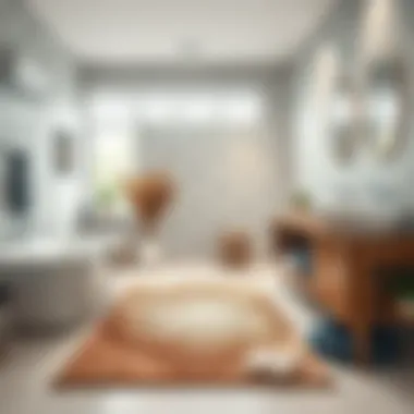 Cleaning tips for maintaining bathroom rugs