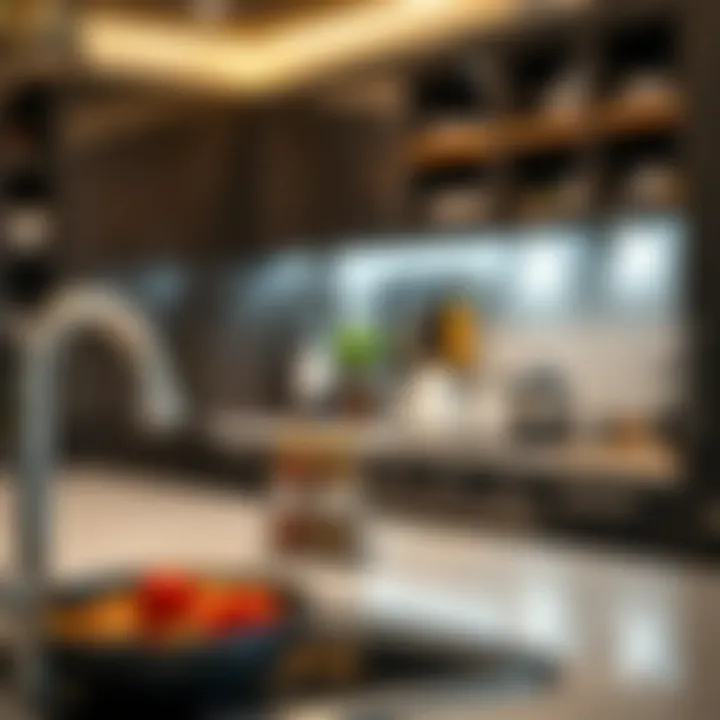 Stylish Bernardo spice set enhancing kitchen decor