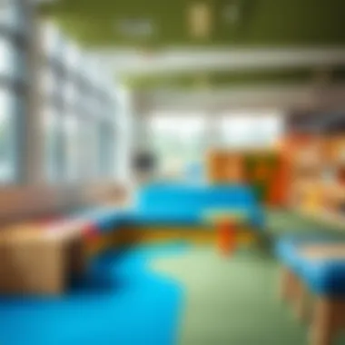 Functional seating solution for children's play area