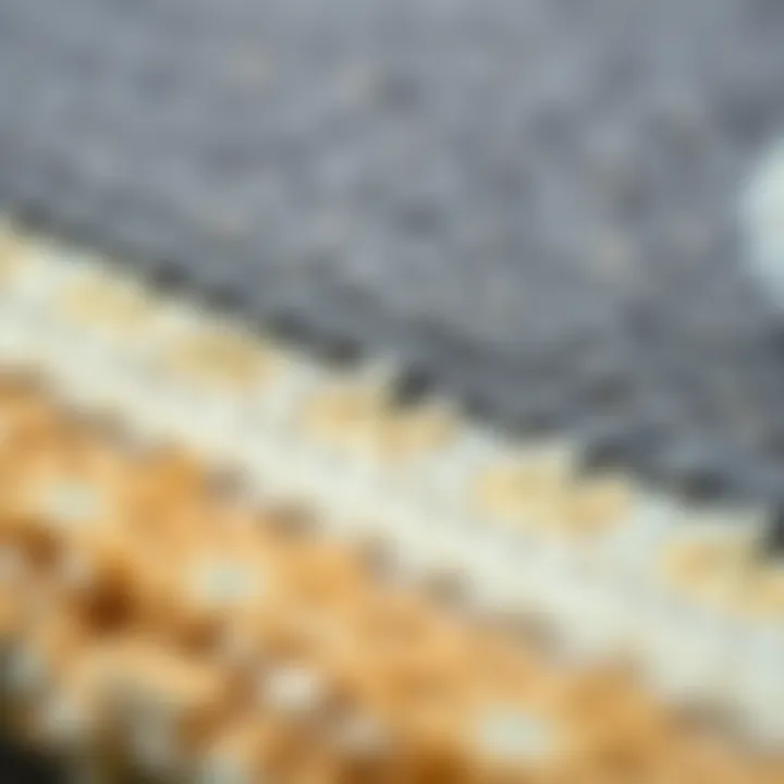 Close-up of machine rug texture demonstrating quality