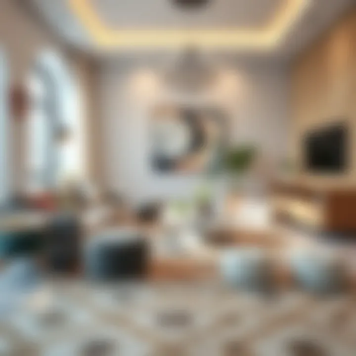 Color Harmony in Interior Design Color harmony in interior design with rugs