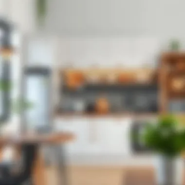 Stylish Compact Kitchen Stylish compact kitchen with effective storage solutions