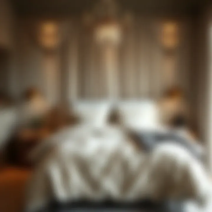 Cozy bedroom showcasing a well-chosen duvet set
