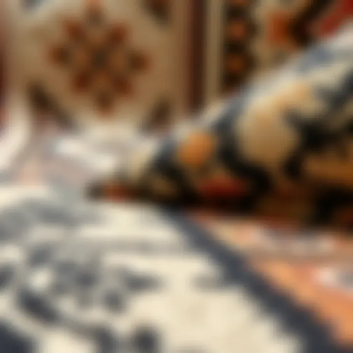 Detailed Patterns of Dilek Halı Close-up of intricate patterns on Dilek Halı rugs