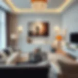 Stylish living room showcasing Dilek Hal ı designs