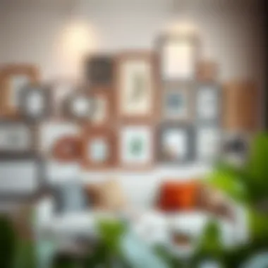 Variety of Design Styles for Interior Use Diverse styles of 50 70 frames arranged aesthetically on a wall