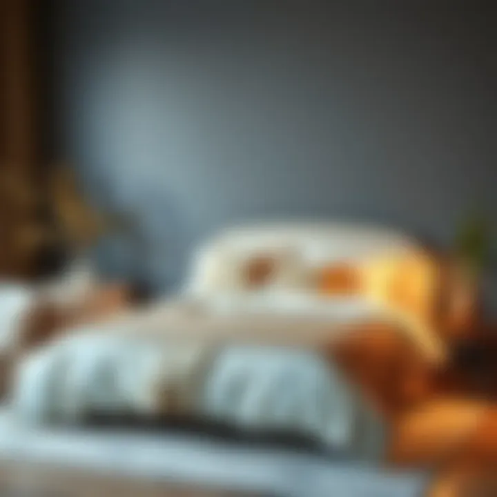 Eco-friendly bamboo bedding displayed in a stylish setting