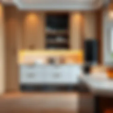 Elegant materials used in waterproof cabinets