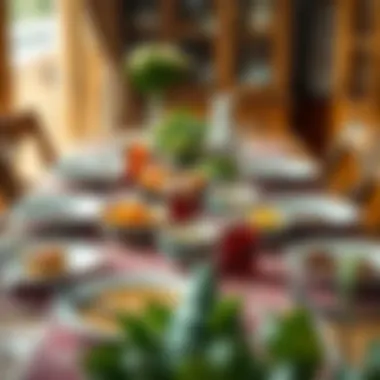 A beautifully set traditional Turkish breakfast table with an array of dishes.