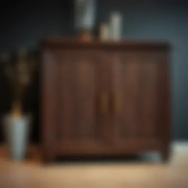 Elegant Finish on a Cabinet Elegant finish on a cabinet