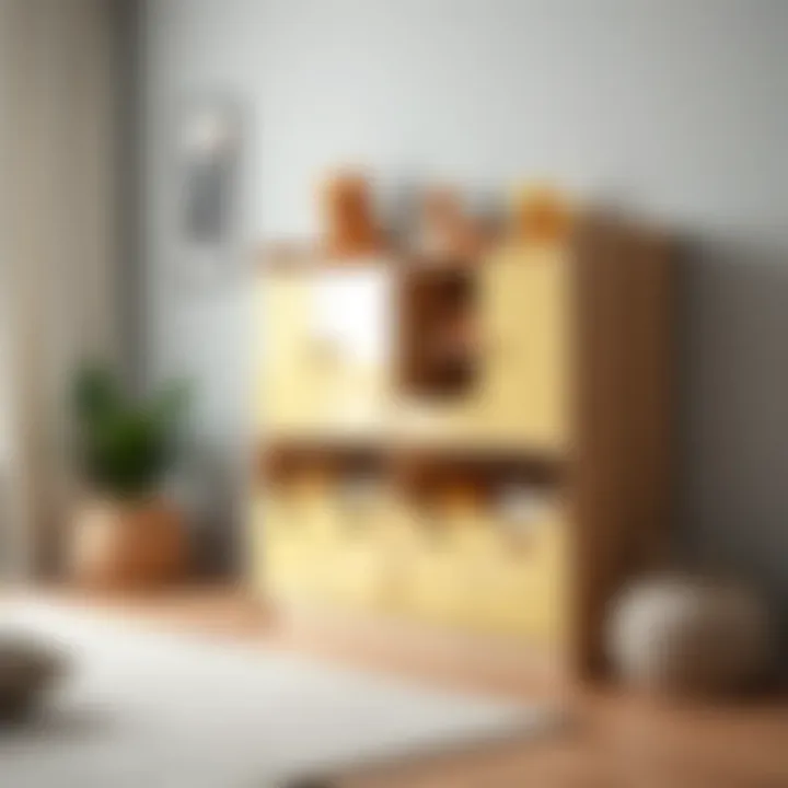 Functional and decorative toy storage unit