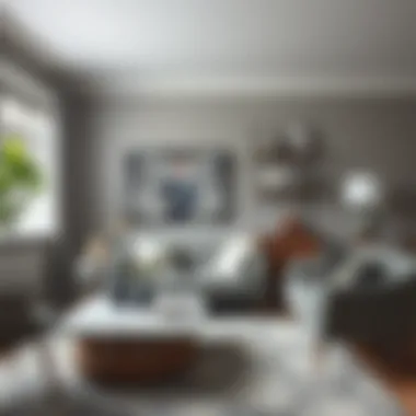 An artistic representation of gray tones in home decor