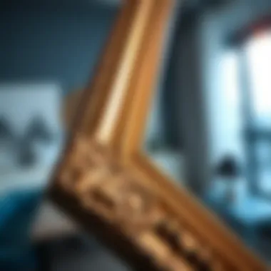 Artistry in Frame Design Close-up of a 50 70 frame highlighting intricate detailing