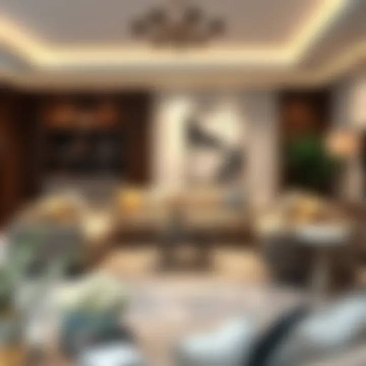 Elegance of the Checkered Sofa Set Elegant checkered sofa set enhancing modern living space