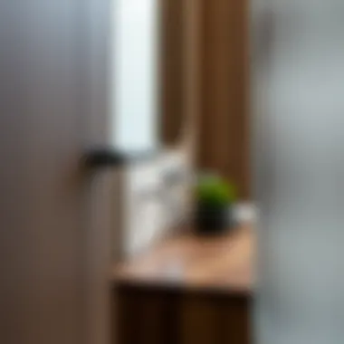 Close-up of high-quality materials used in Kale bathroom cabinets