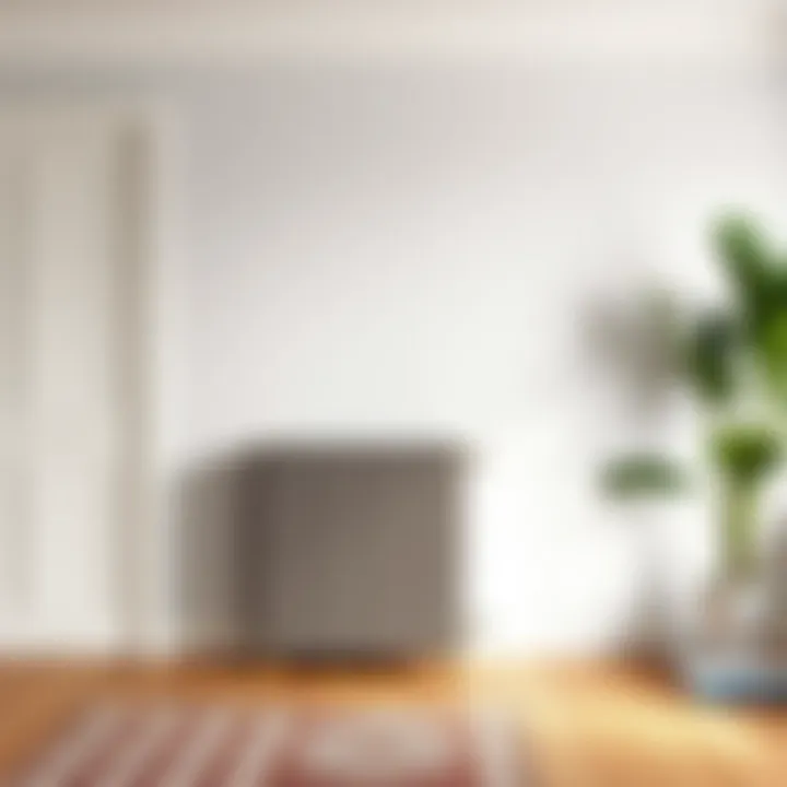 Radiator cover cabinet blending with interior style