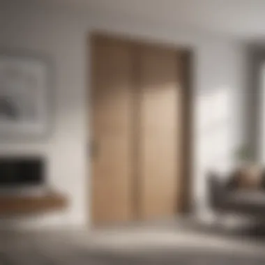 Modern Aesthetic Sliding Door Elegant sliding door design showcasing modern aesthetics