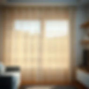 Chic Lace Curtain in Modern Decor Chic lace curtain in modern interior decor