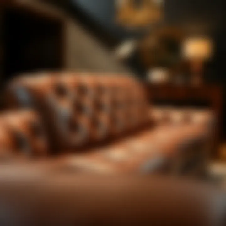 Elegant Leather Upholstery Elegant leather upholstery for modern decor