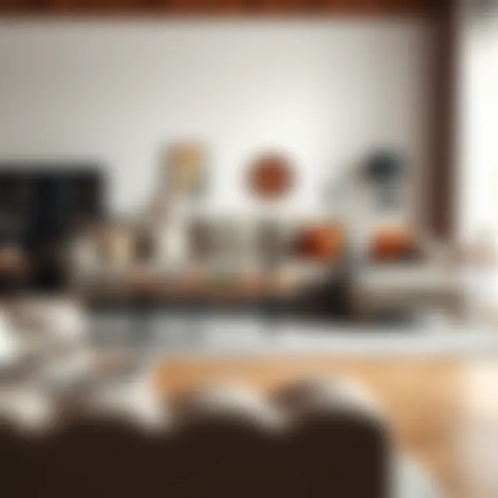 L sofa in a cozy setting with accessories