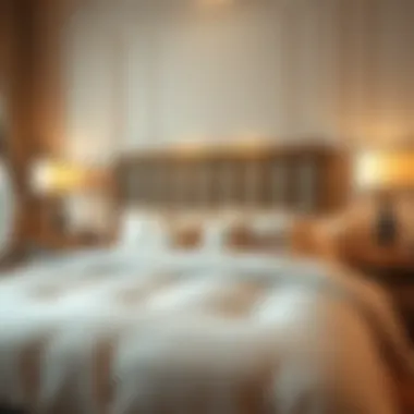 Luxurious Double Bed Luxurious double bed with elegant duvet cover