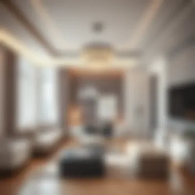 Elegant youth room with modern decor