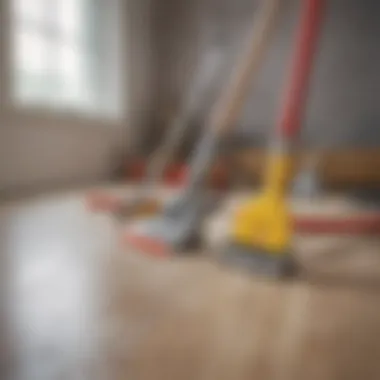 Tools and materials for PVC flooring installation