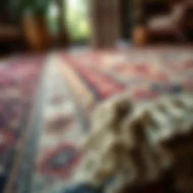 Traditional rug showcasing intricate craftsmanship