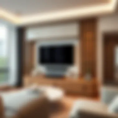 Rani TV unit in a contemporary decor setting