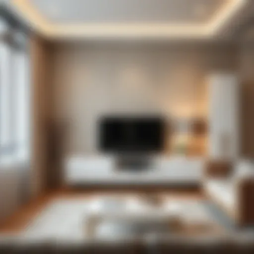 Stylish Rani TV unit in a modern living room