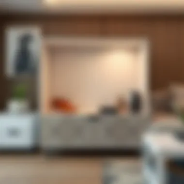 Elegant storage container with a stylish design