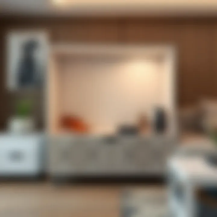 Elegant storage container with a stylish design