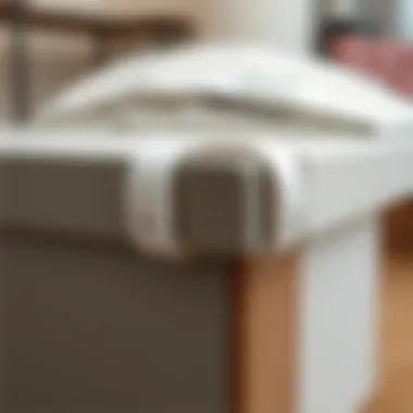 Safety corner protector installed on sharp furniture edges