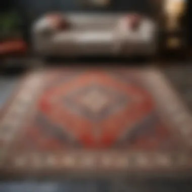 Achieving Harmony with Proper Rug Placement Rug placement illustrating spatial harmony