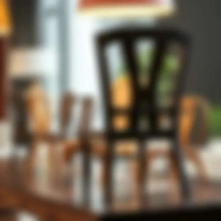 Different types of chair back supports displayed on a table