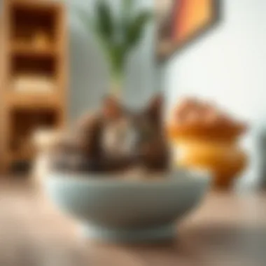 Diverse Design Choices for Elevated Cat Bowls Various design options for ceramic elevated cat bowls