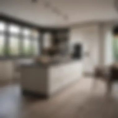 Stylish Kitchen Layout Stylish kitchen layout showcasing functionality