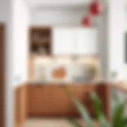 Elegant small kitchen cabinet design showcasing modern storage solutions