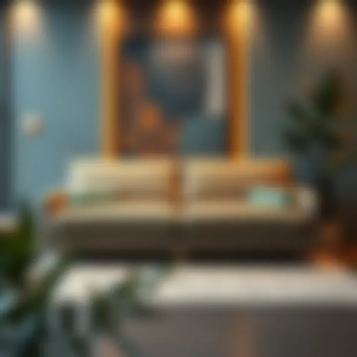 Functional small sofa that doubles as a bed