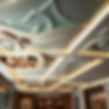 Comparison of various water-resistant ceiling materials