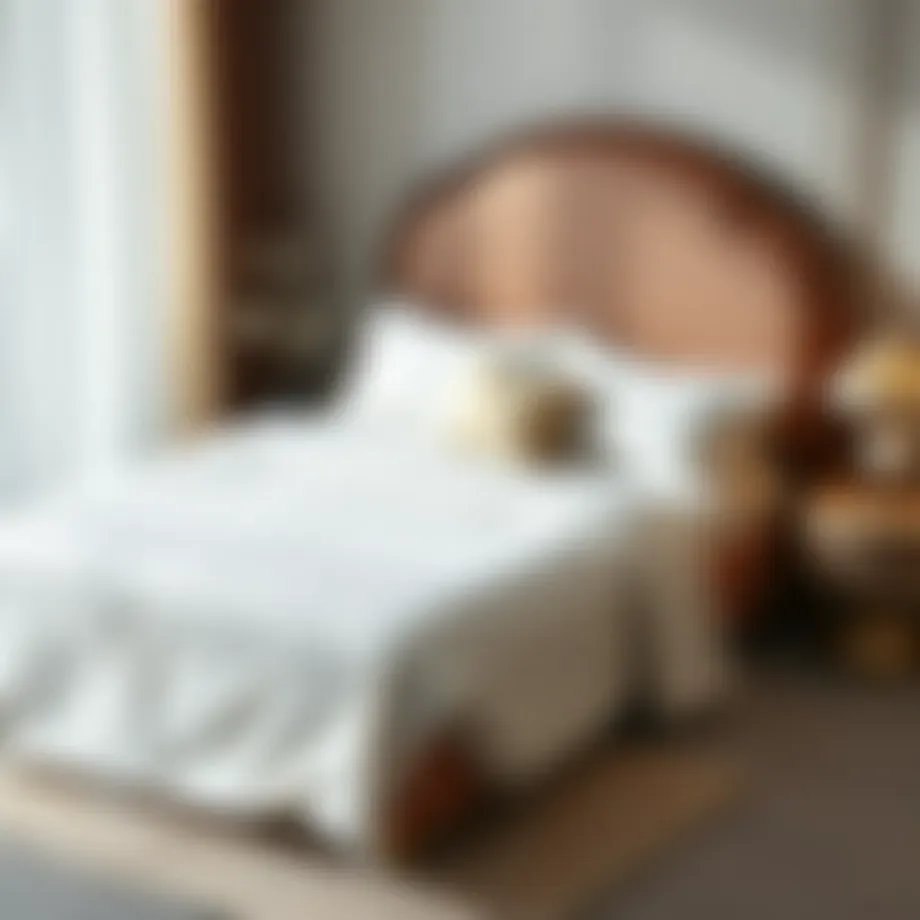 Elegant fitted sheet set for single bed