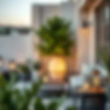 Innovative Lighting Ideas for Ambiance Enhancement Creative use of lights in terrace decoration