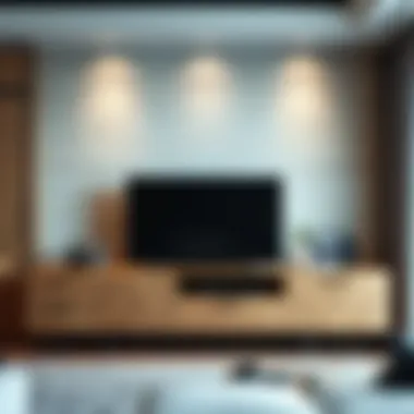 Innovative materials used in TV unit construction.