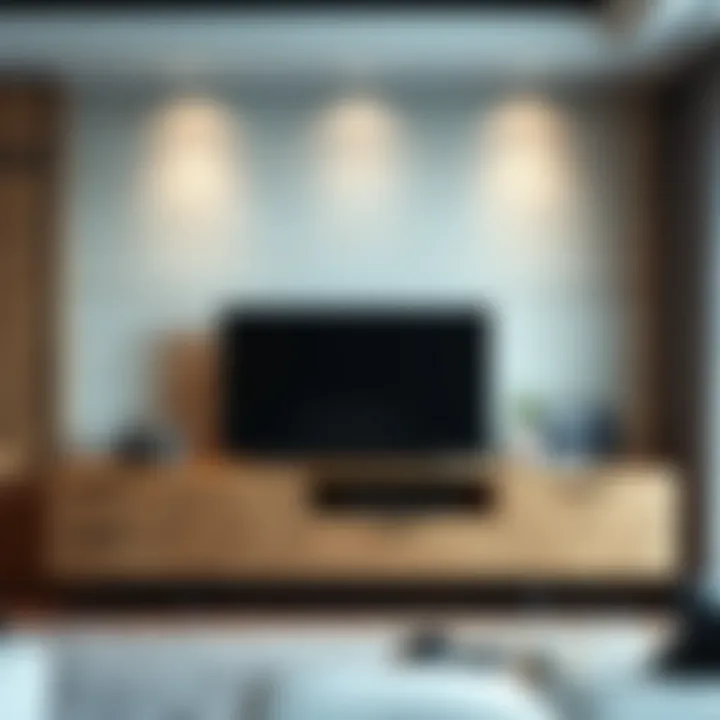 Innovative materials used in TV unit construction.