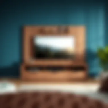 Innovative Storage Solutions for Stylish Living Versatile TV stand with storage solutions and decorative elements