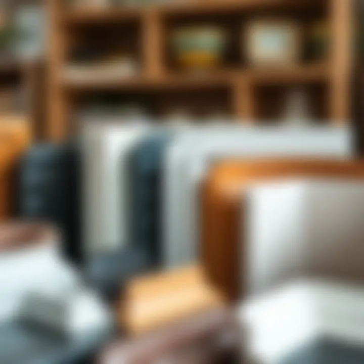 Variety of corner protectors displayed for selection